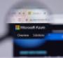 Microsoft Azure logo close-up on website page